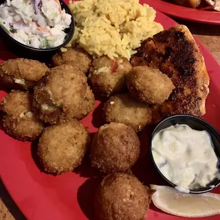 Grilled or Blackened Mahi-Mahi Salad