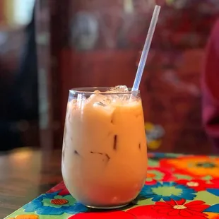Iced Cafe con Leche