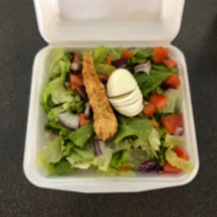 This is my personal life salad that the manager makes for me to help me on my journey and weight loss I love these people