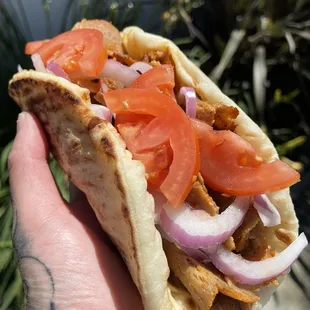 Spicy Gyros Sandwich