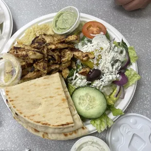 Chicken Shawerma Plate