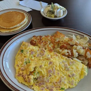 Western omelette meal, $6.25