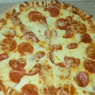 Pepperoni pizza