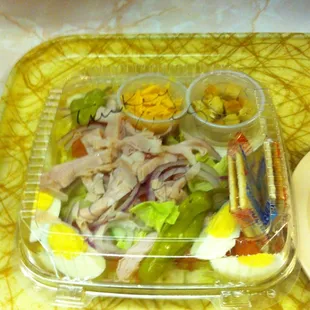 Very taste and fresh turkey breast salad