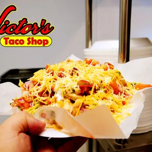 Chicken nachos!