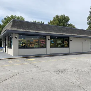 East side of the building + deals