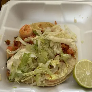Shrimp taco