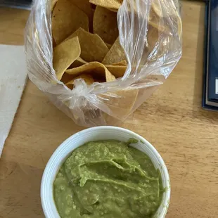 Big-bag-o-chips. Guac.