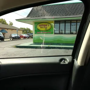 Outside of building. Very clean, good food.