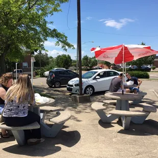 Outdoor seating