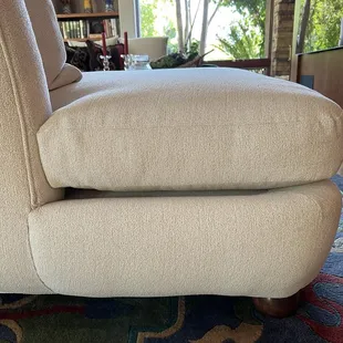 Everything uneven and spotted.