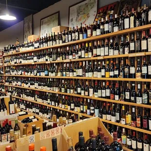 Great selection of wines