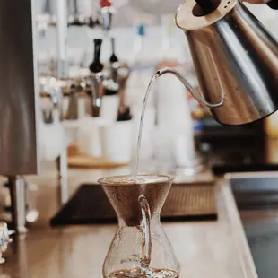 Pour over coffee