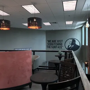 More seating (upper level).