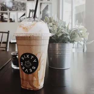 Caramel frappe