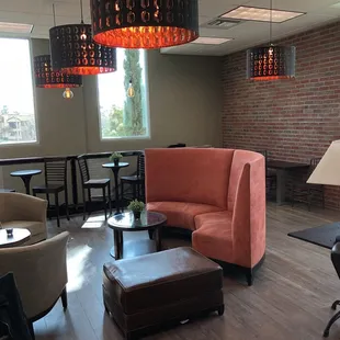 Upstairs lounge.