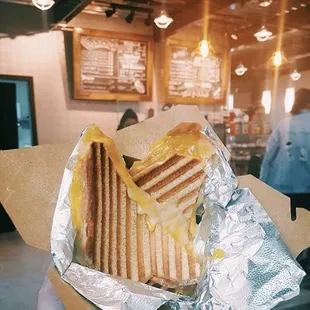The most popular is the grilled cheese, so good