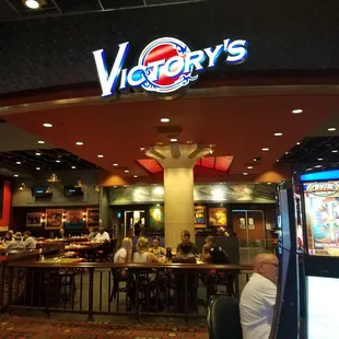 Entrance inside the Cannery casino