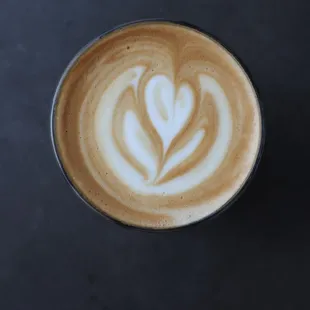 Lavender Latte art @tiffhuangry