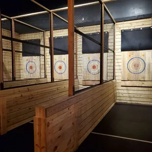 Axe Throwing Bays