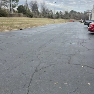 Lots of parking. It is in an industrial area and very quiet
