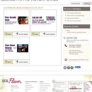 They have other coupons on Local Flavor too.