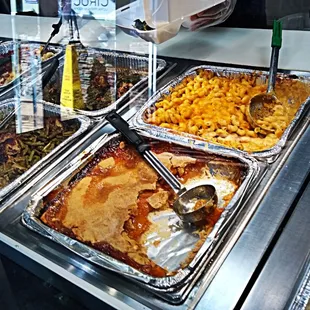 a variety of food items