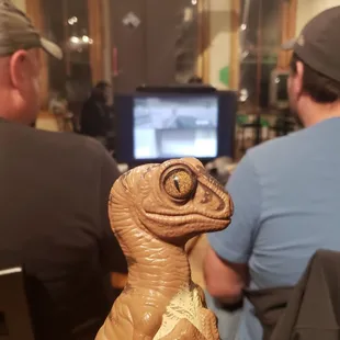 Bob the Raptor says &quot;These mammals are playing 007 Goldeneye on N64&quot;
