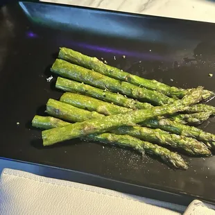 Grilled asparagus