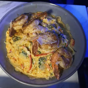 Seafood Alfredo