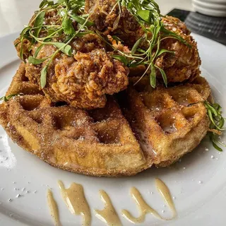 4. Churro Chicken & Waffle