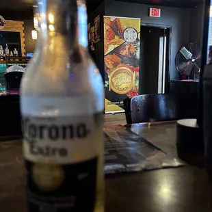 Beer and front door.