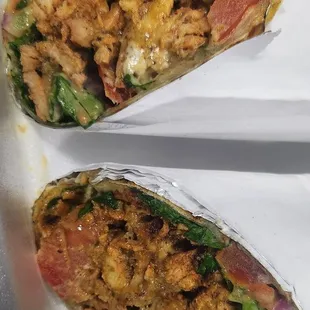 Chicken shawarma wrap