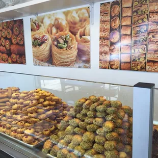 Sweets and more sweets! All good at this family owned Arabic bakery. Been around for years.