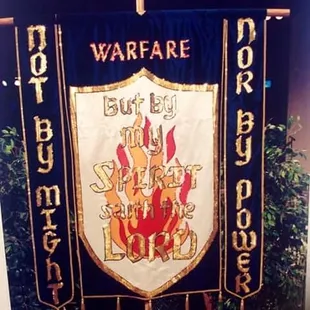 Another area of life he preached on was spiritual warfare. The Lord says ,"It's not by might nor by power but by my Spirit."