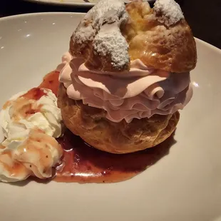 Strawberry Cream Puff