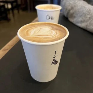 Almond milk latte