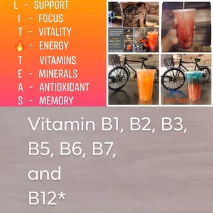 vitamin b1, b2, b3, b7, and b12