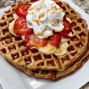 Our Protein Waffles are PHENOMENAL WAFFLE The
perfect breakfast to get you through the
midweek slump!
Healthy CAN taste good