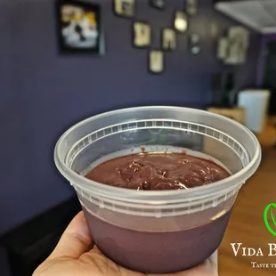 This bowl is called the White Belt. Don&apos;t let this guy fool you- this may look like just acai, but it is the base for building an amazing bo