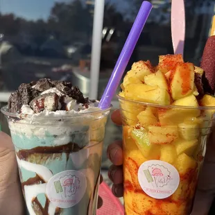 Milkshake and Mangonada. Instagram/TikTok: @raleating