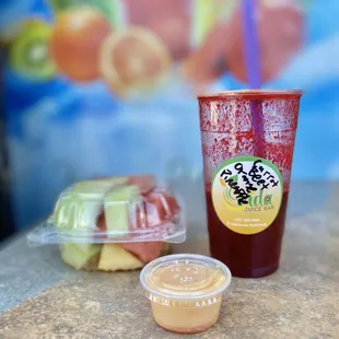 Ginger, Lemon, and Cayenne Pepper Shot and my favorite Sunshine mix