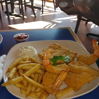 Breaded Mixed Fish and Shrimp