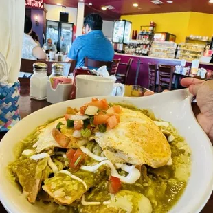 Vida Mia Chilaquiles w/egg