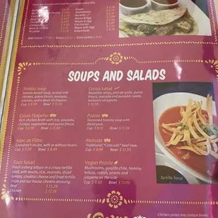 Soups and Salads