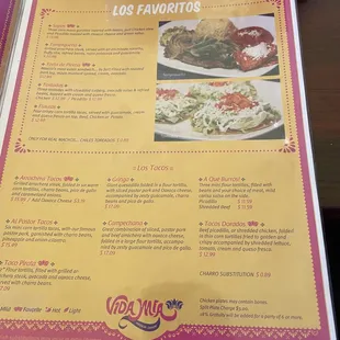 Menu Eggs