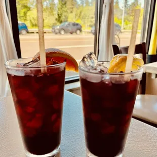 Jamaica and Chicha Morada Agua Frescas