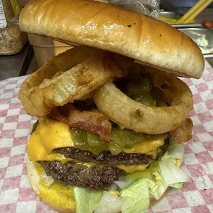 Green Chili with Onion Rings