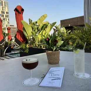 Views + espresso martini &amp; tequila mule