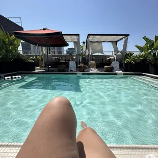 Pool side